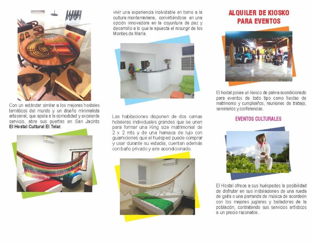 Hostal Cultural El Telar San Jacinto Esterno foto